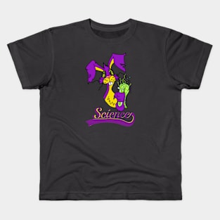 Science Mad Science Rabbit Kids T-Shirt